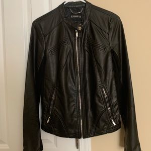 Express minus the leather moto jacket